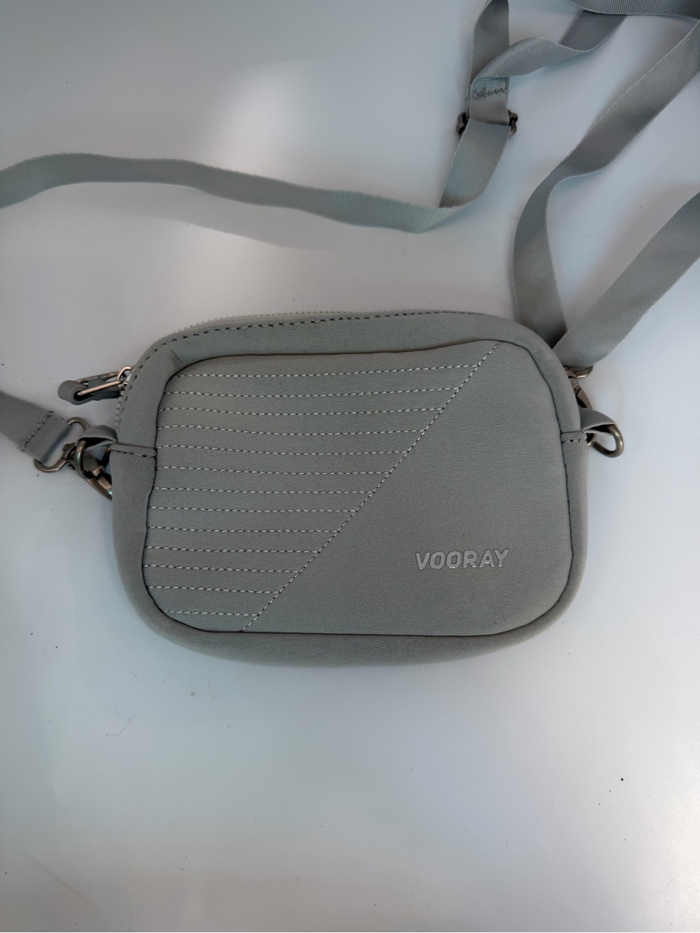 VOORAY Light Gray Crossbody Bag for Women